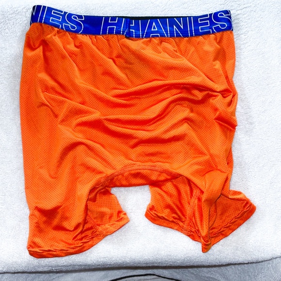 Hanes Orange Boxer Brief S - Picture 3 of 4